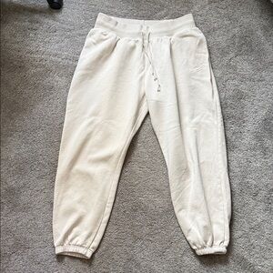 Nike Sportswear Phoenix Fleece Tall Sweatpants in Light Orewood Brown/Sail